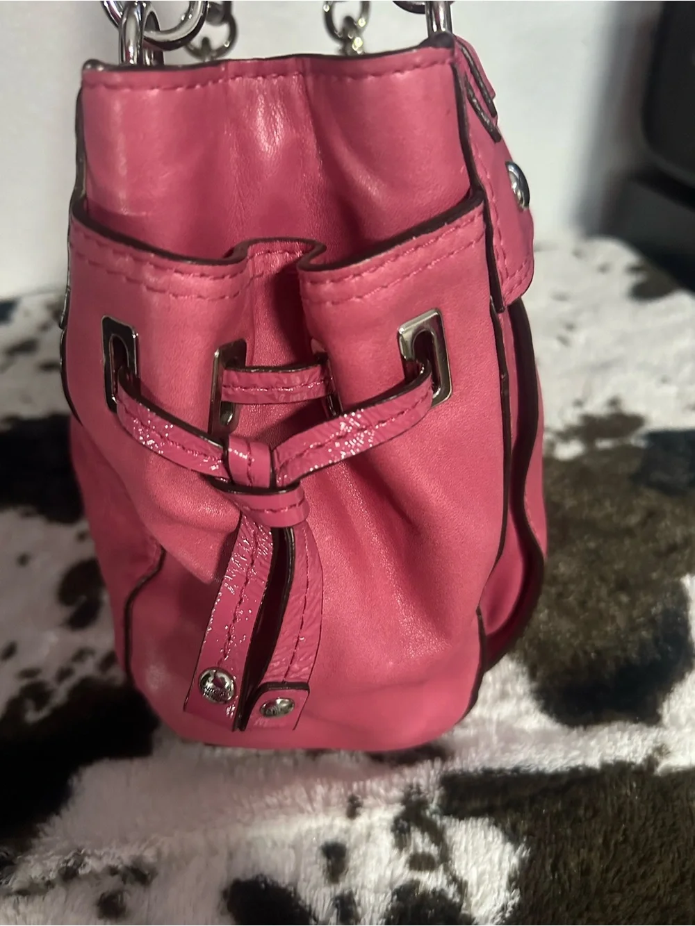COACH PEYTON TURNLOCK CARRYALL/SATCHEL PURSE